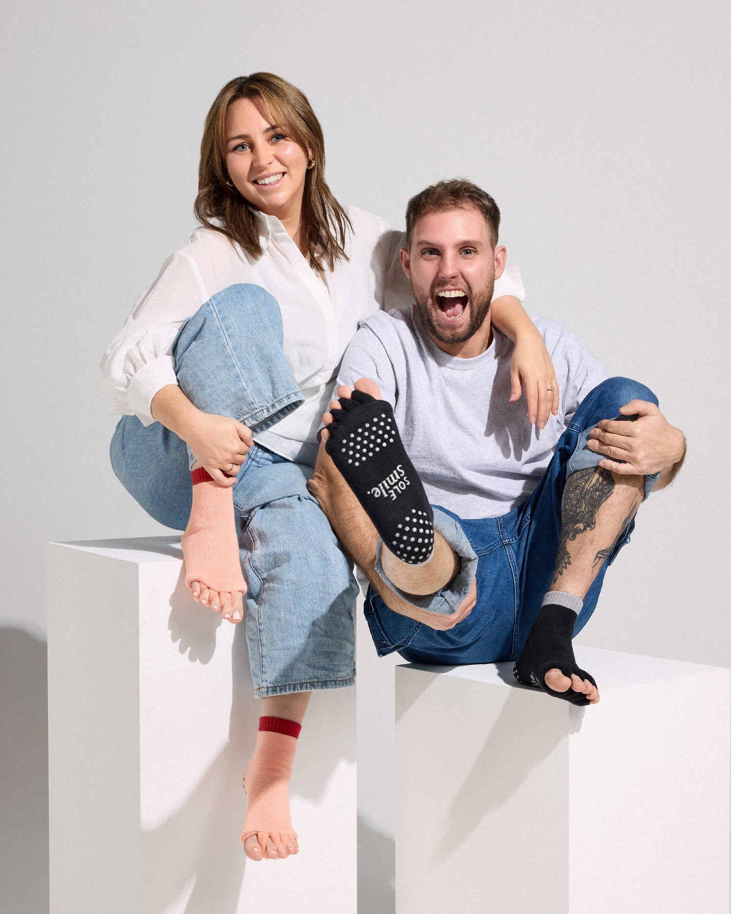 Nikkita and Ryan, the founders of SoleSmile